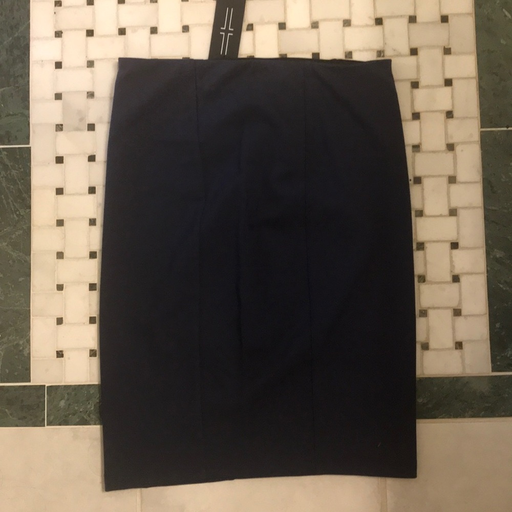 Liverpool navy pencil skirt